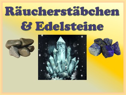 Edelstein-Räucherstäbchen