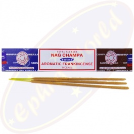 Satya Nag Champa + Fragrant Myrrh Incense Sticks, 16g Combo Pack