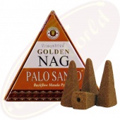 Vijayshree Golden Nag Palo Santo Rückflussräucherkegel